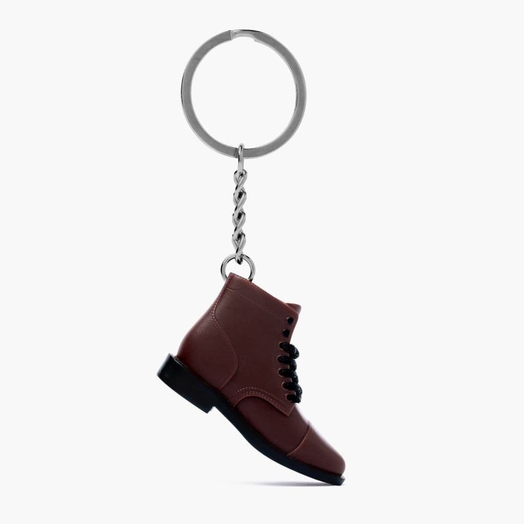 Captain Boot Keychain | Natural