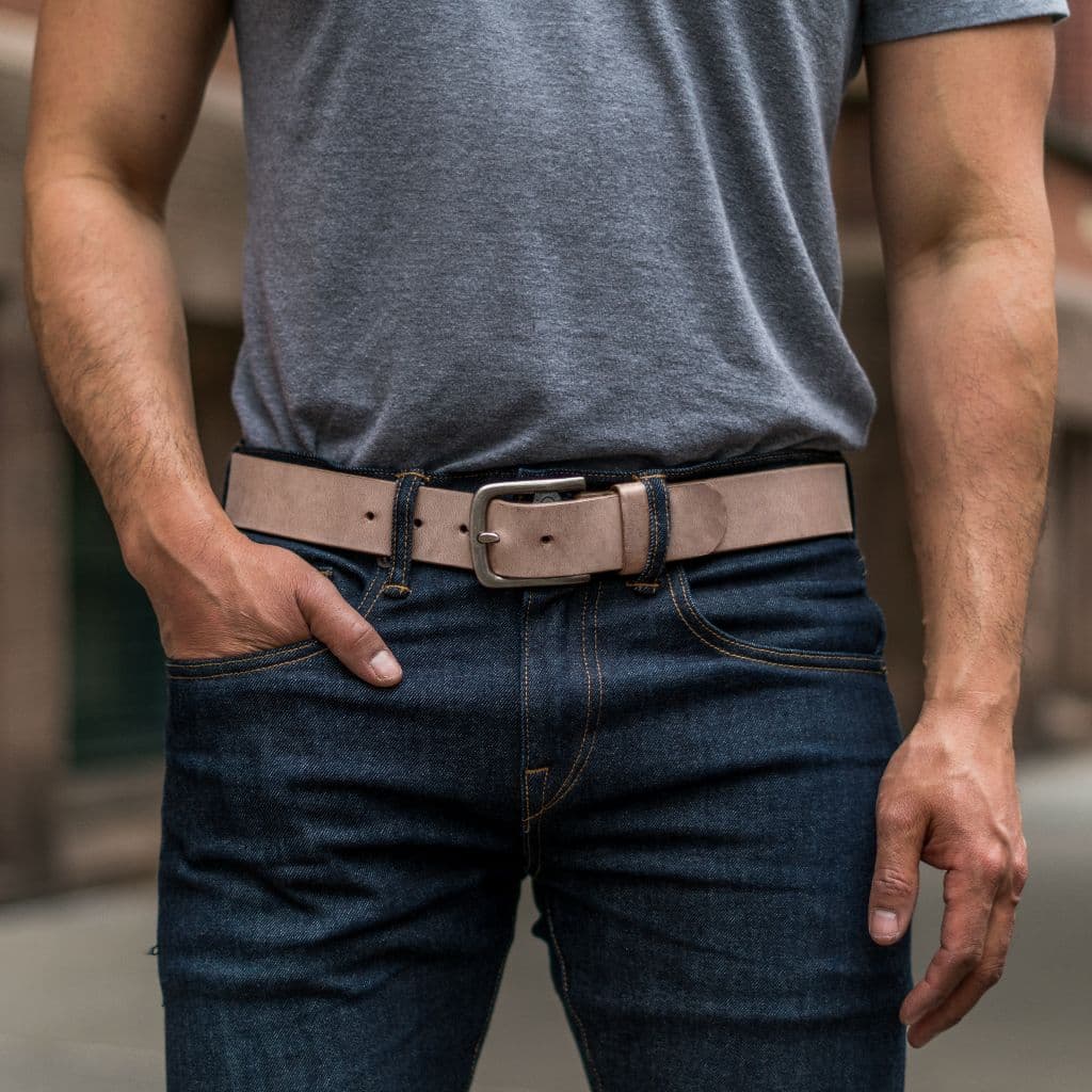 Men's Heritage Leather Belt | Country Road, view 4