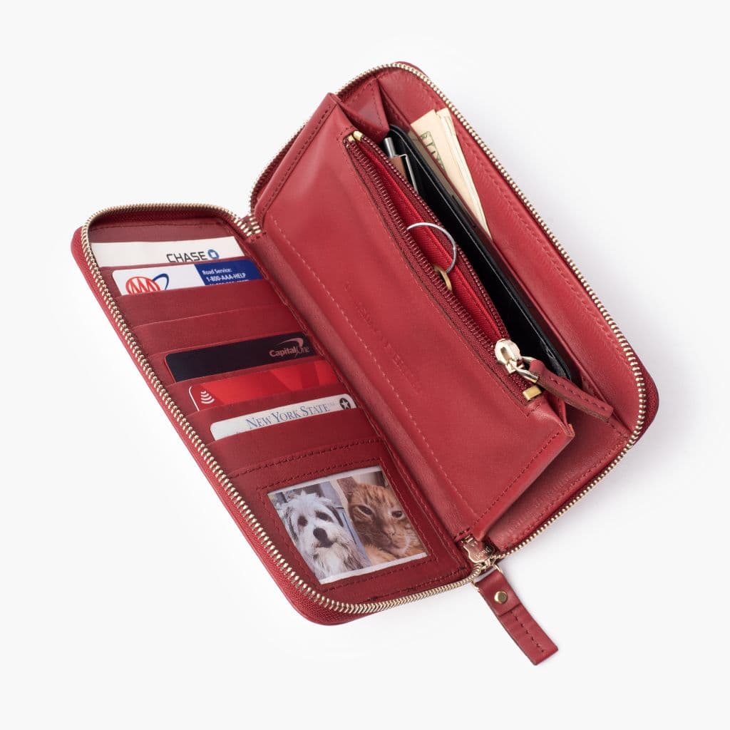 Wallet Wristlet | Red, view 4