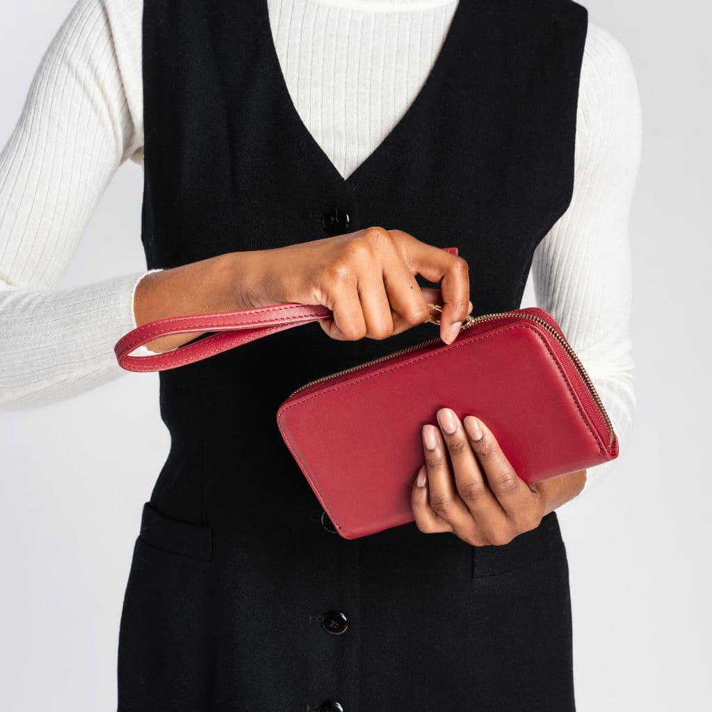 Wallet Wristlet | Red, view 5