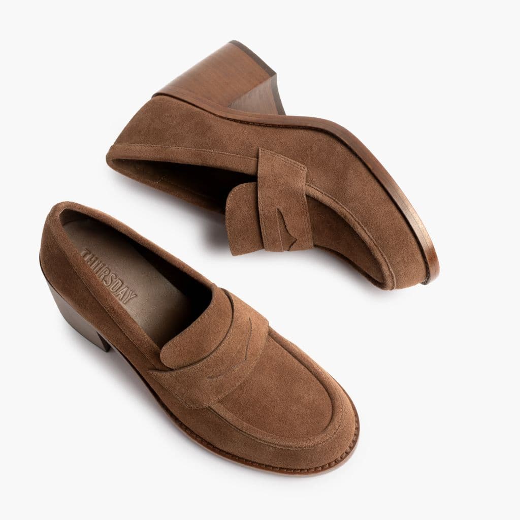 High Heel Penny | Sequoia Suede, view 4