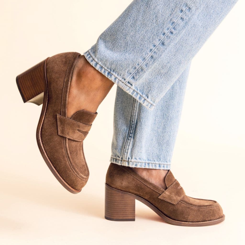High Heel Penny | Sequoia Suede, view 6