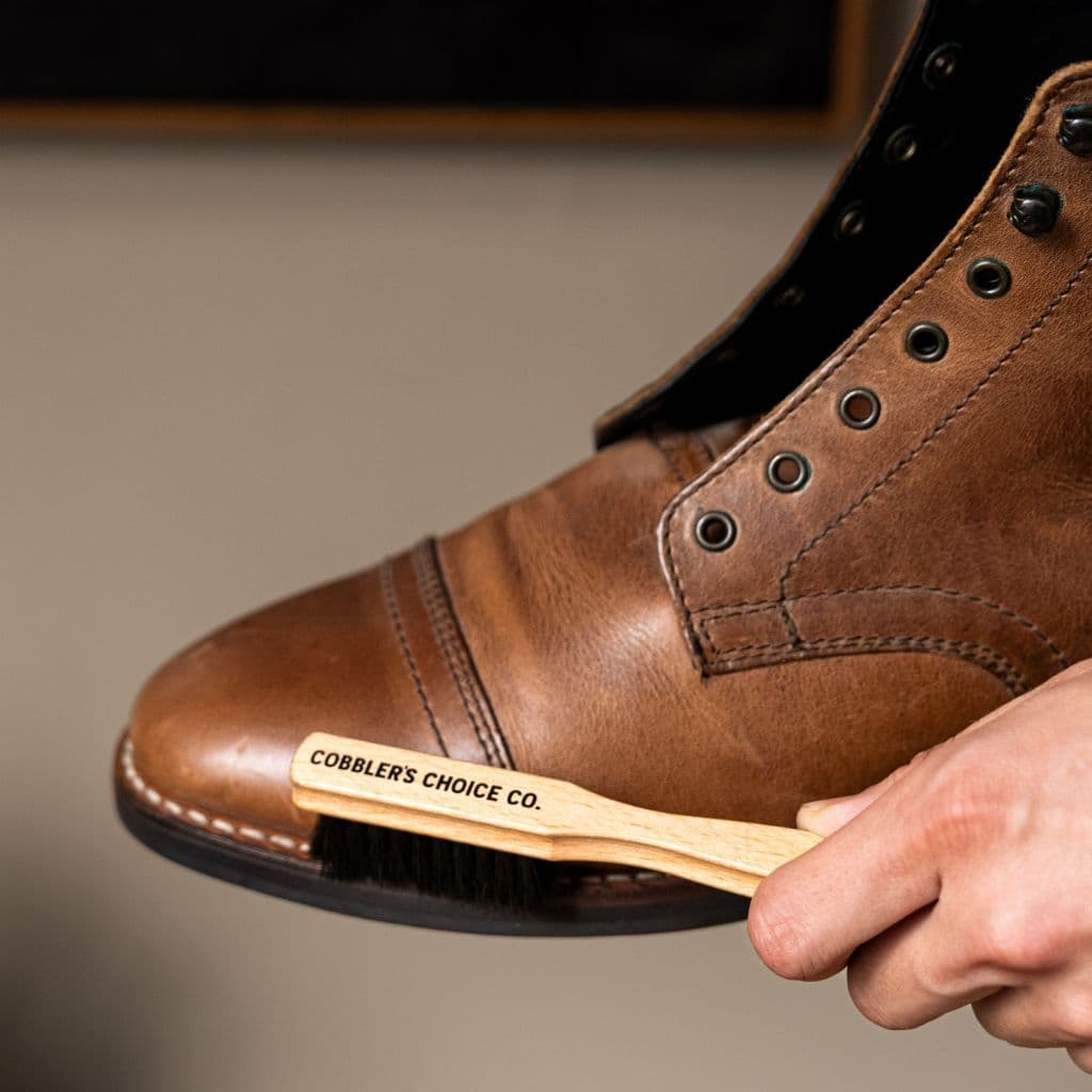 Cobbler's Choice Premium Welt Brush | Tan, view 3