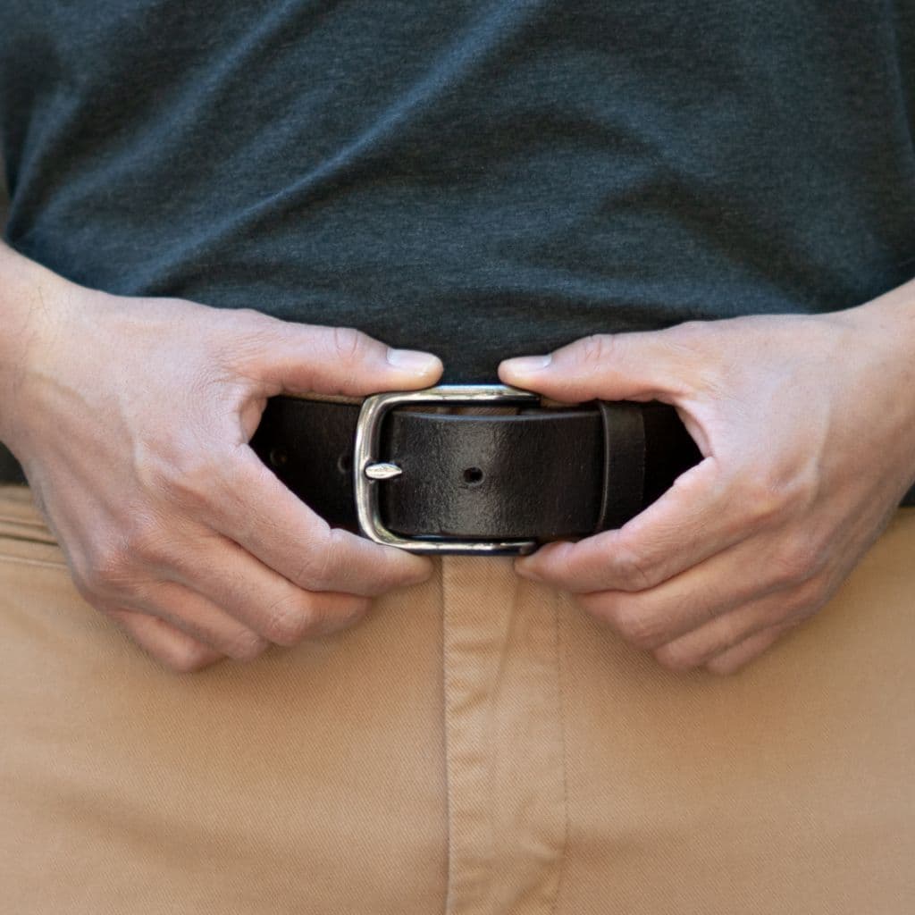 Men's Heritage Leather Belt | Cacao, view 5