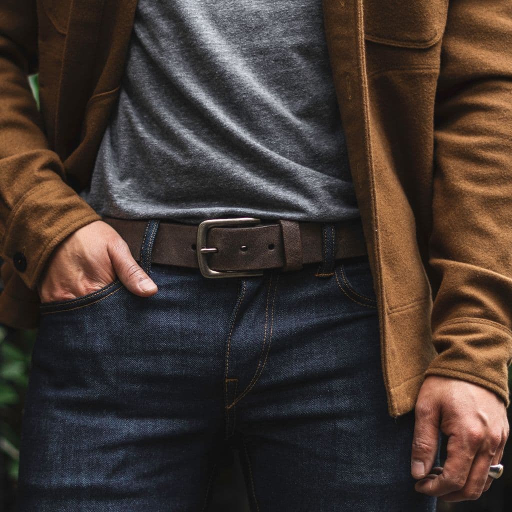 Men's Heritage Leather Belt | Canyon, view 4