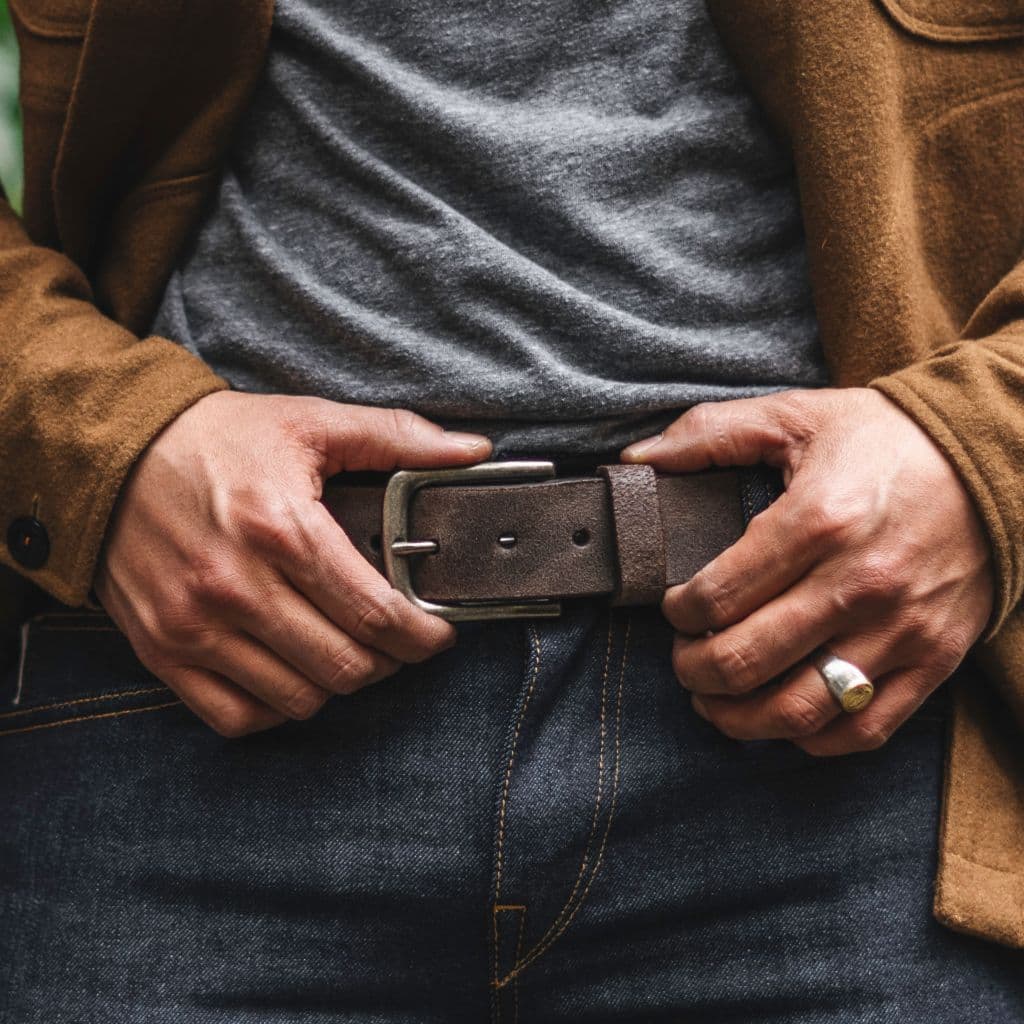 Men's Heritage Leather Belt | Canyon, view 5