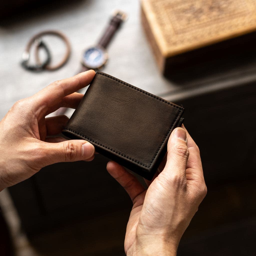 Bifold Wallet | Black Coffee, view 7