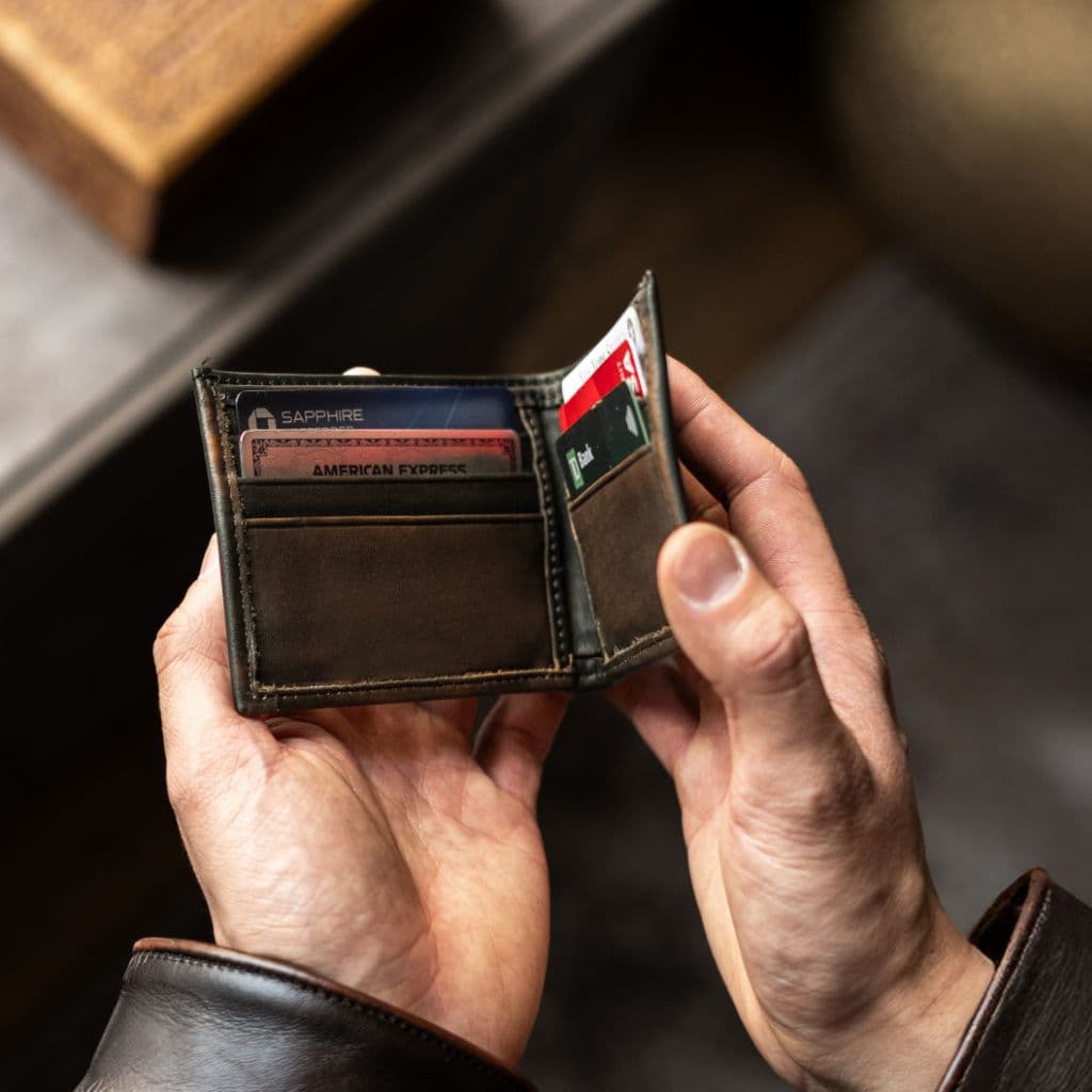 Bifold Wallet | Black Coffee, view 8