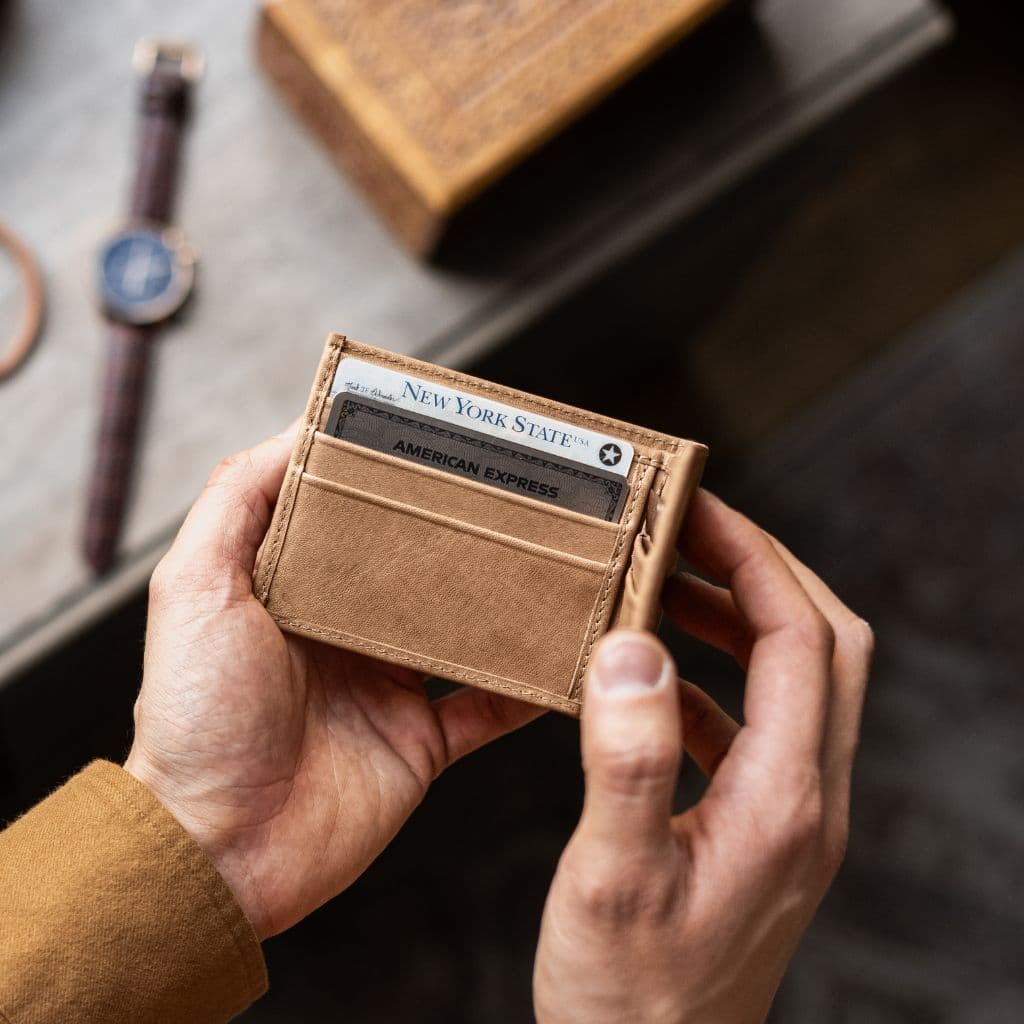 Bifold Wallet | Natural Vachetta, view 8