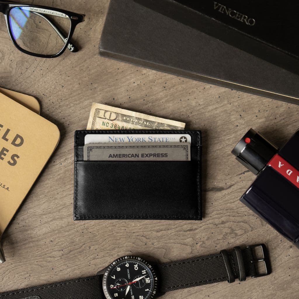 Leather Card Holder | Black, view 7