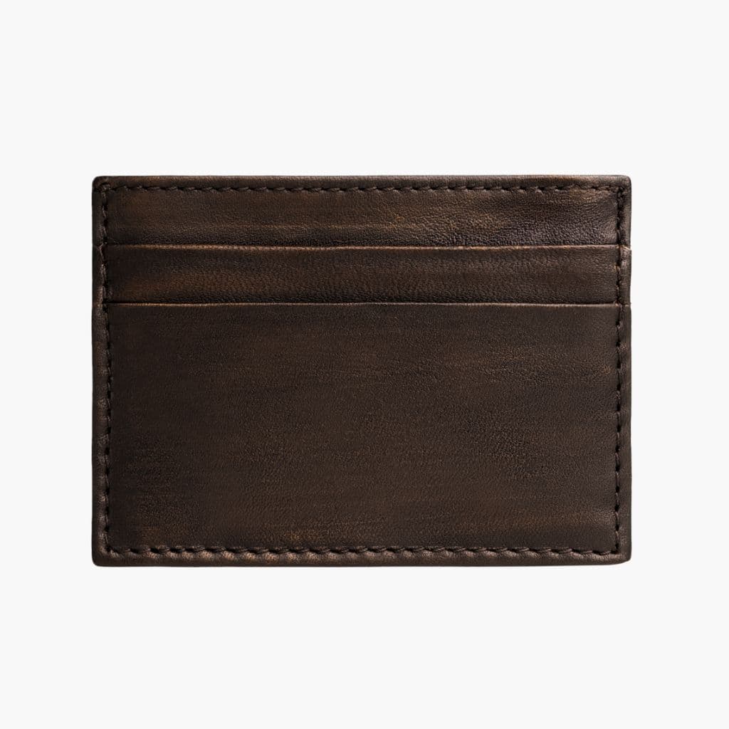 Leather Card Holder | Black Coffee, view 2