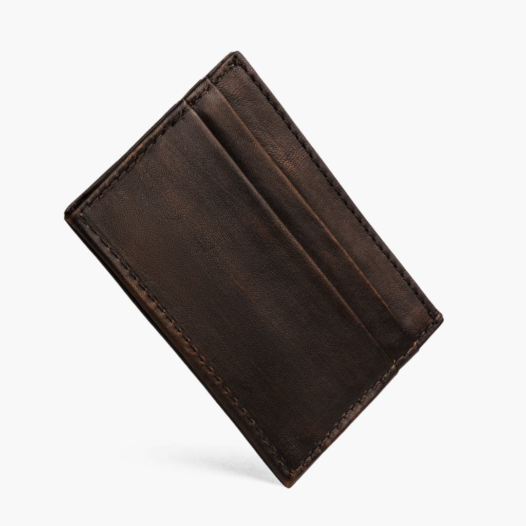 Leather Card Holder | Black Coffee, view 3