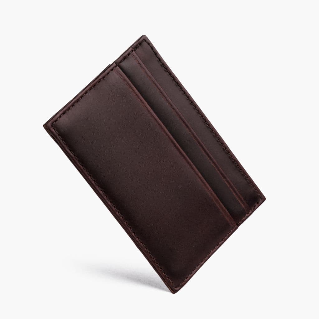 Leather Card Holder | Brown, view 3