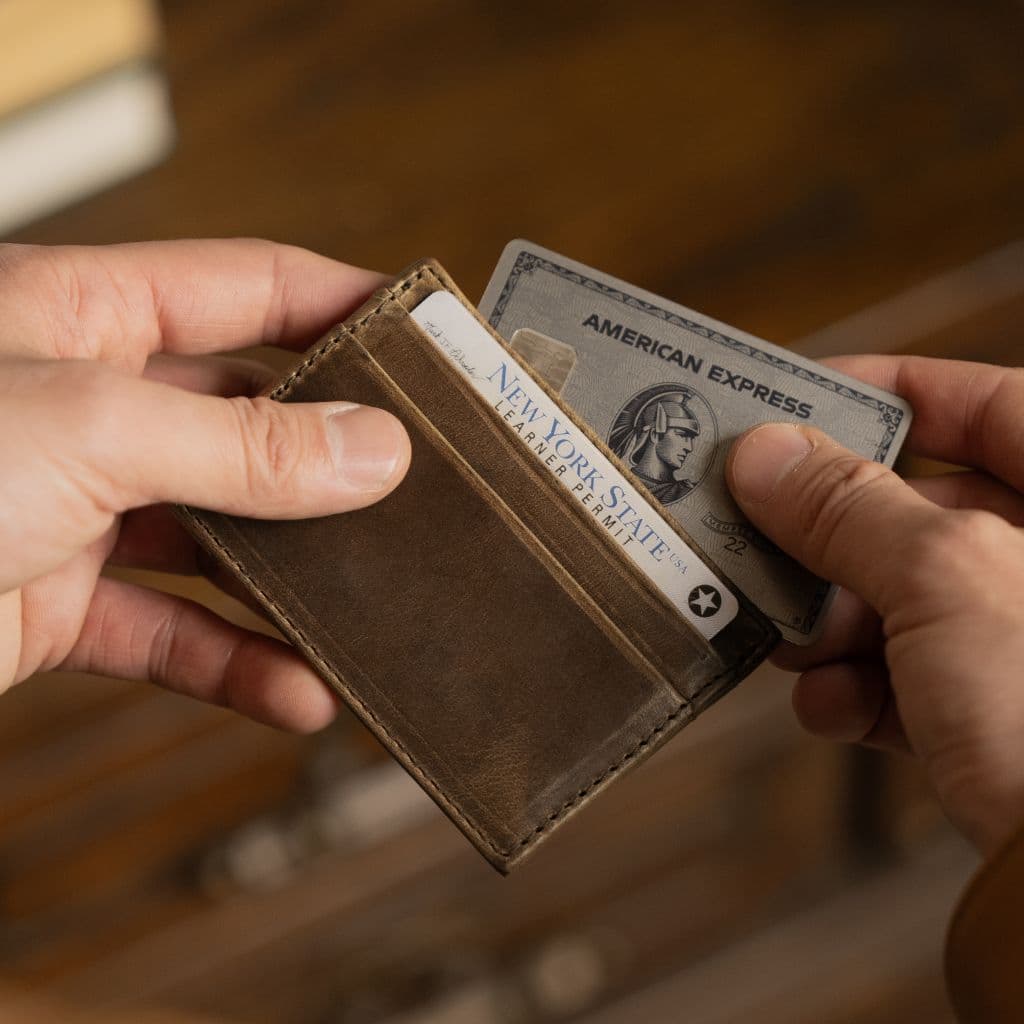 Leather Card Holder | Natural, view 5