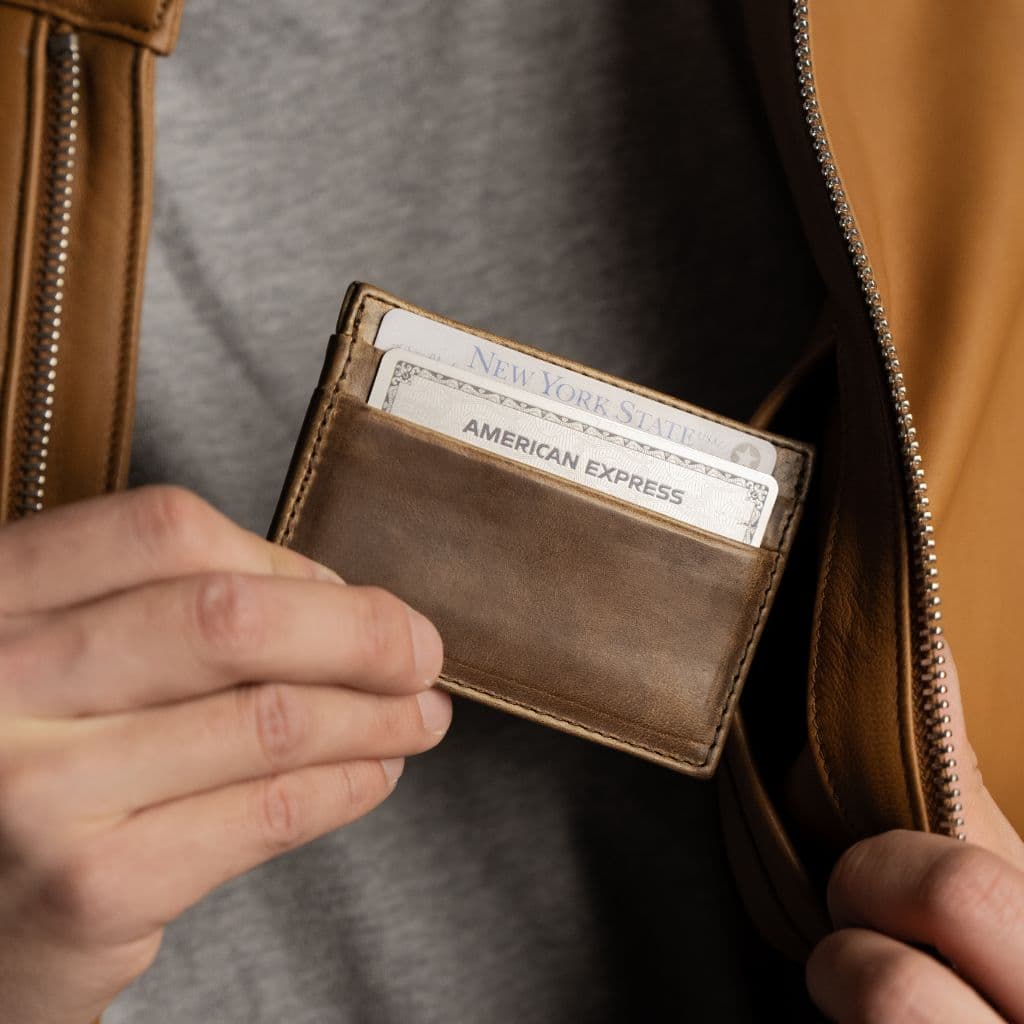 Leather Card Holder | Natural, view 6