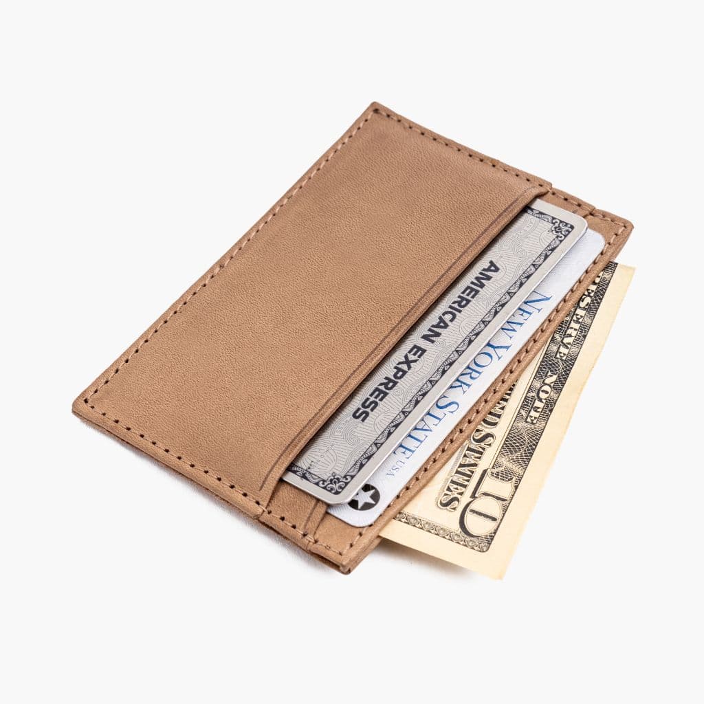 Leather Card Holder | Natural Vachetta, view 4