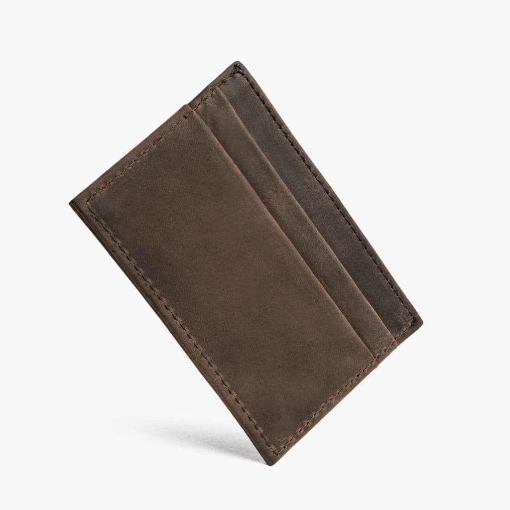 Leather Card Holder | Tobacco, view 3