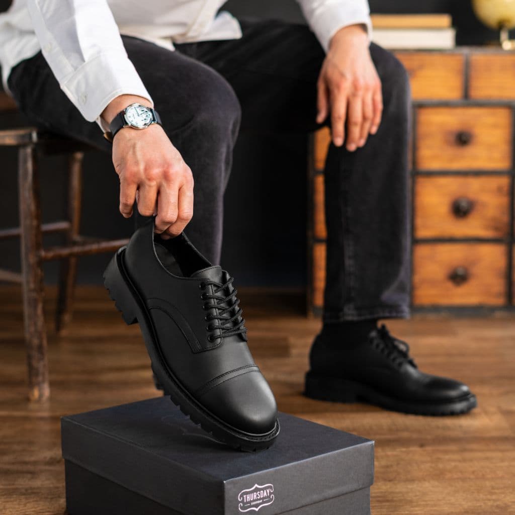 Statesman | Black Oil Tan, view 6