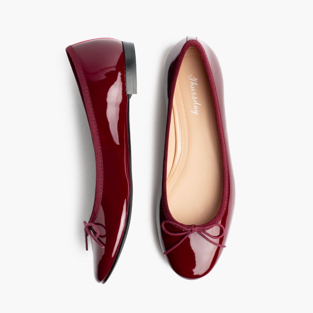 Tiny Dancer | Burgundy Patent, view 3