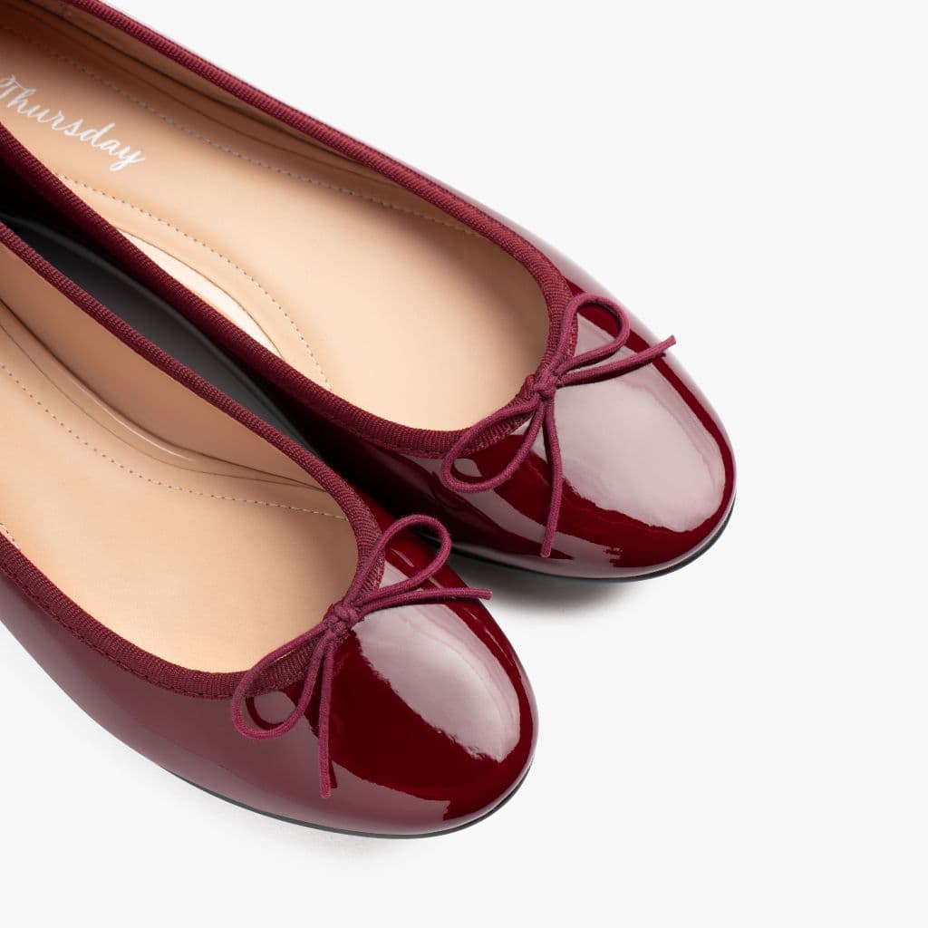 Tiny Dancer | Burgundy Patent, view 6