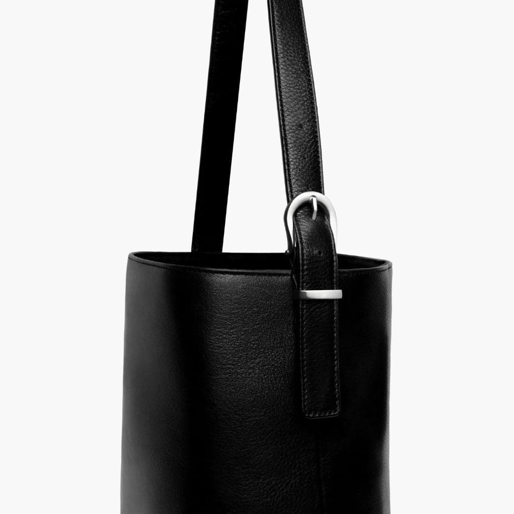 Bucket Bag | Black & Silver, view 6