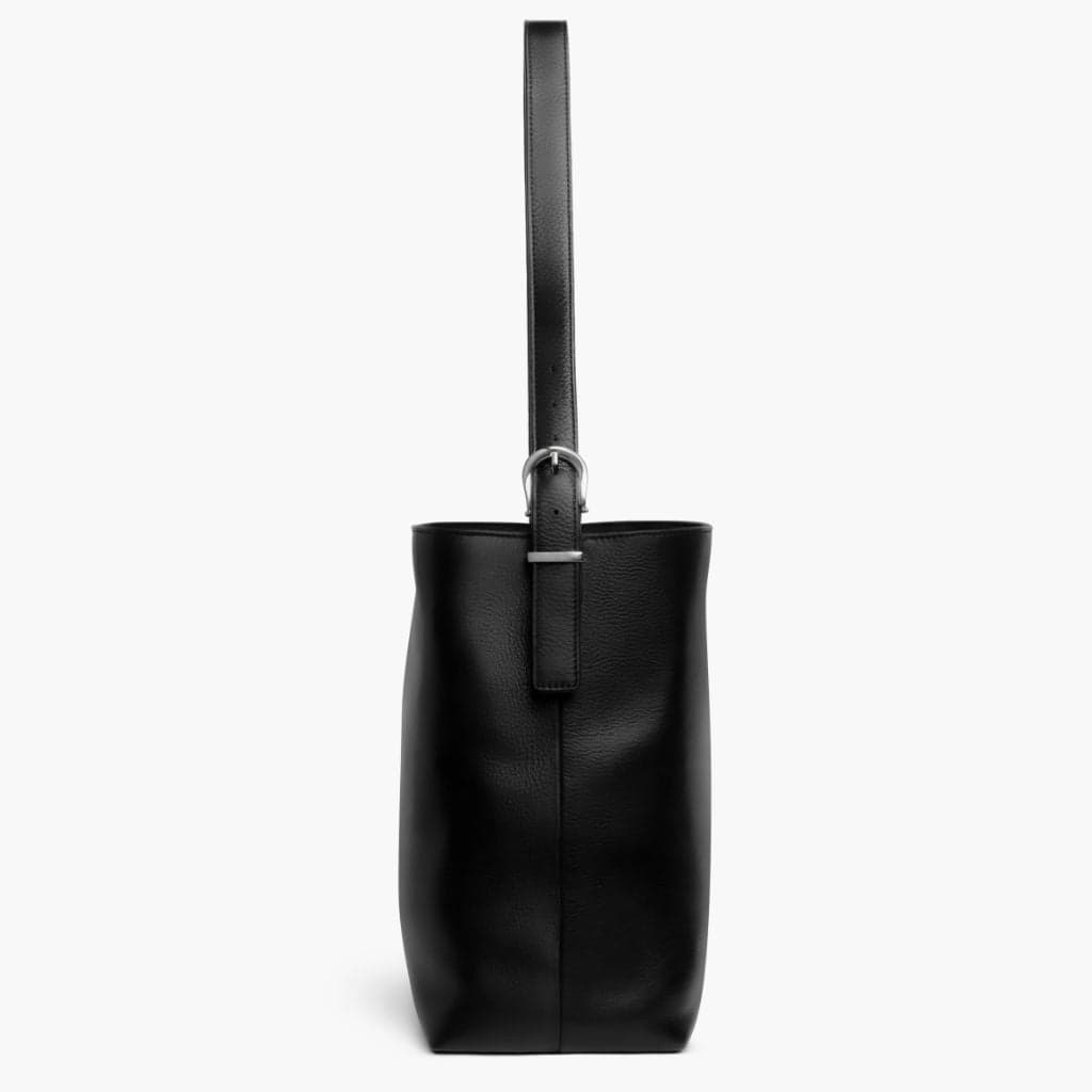 Bucket Bag | Black & Silver, view 5