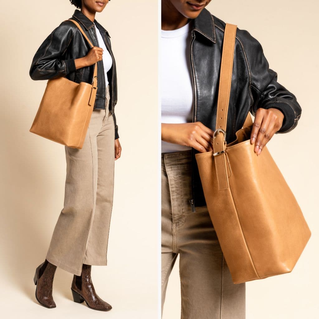 Bucket Bag | Tan, view 8
