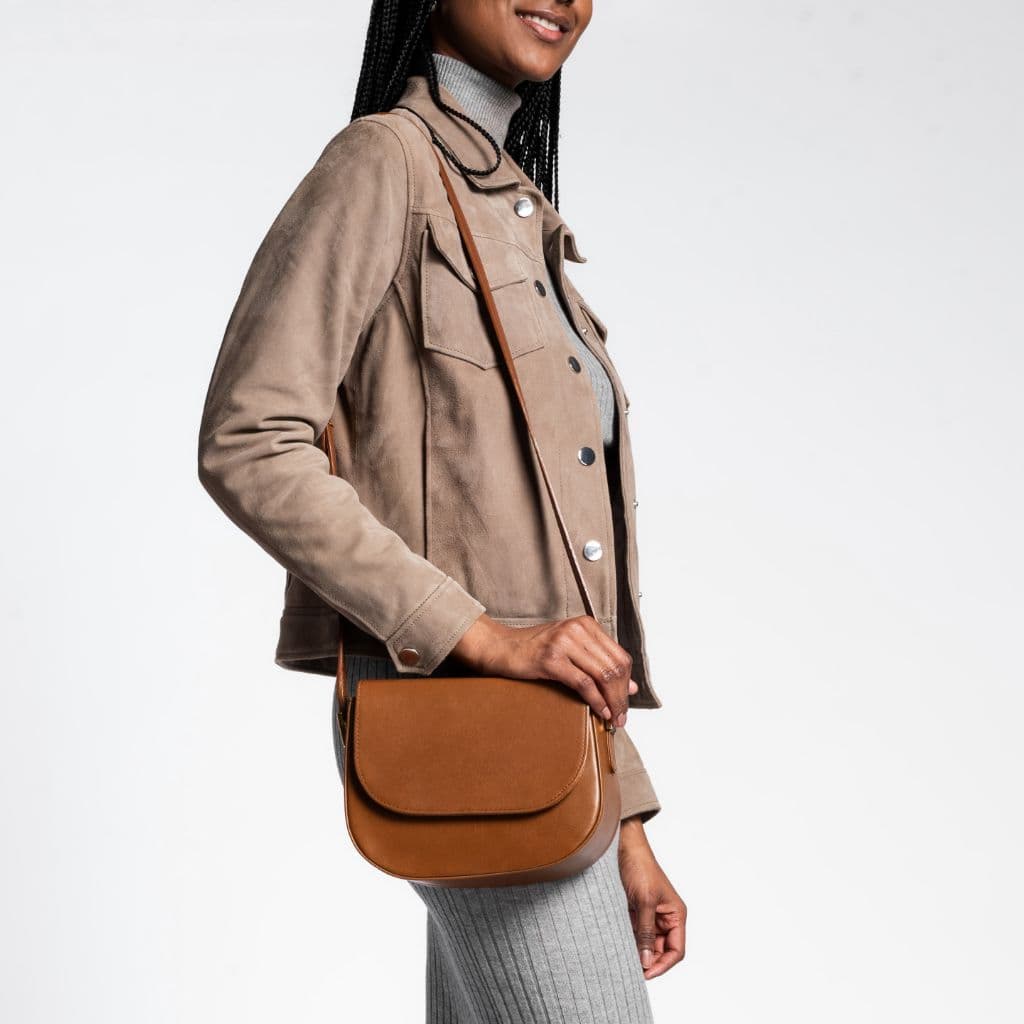 Crossbody Bag | Saddle, view 6