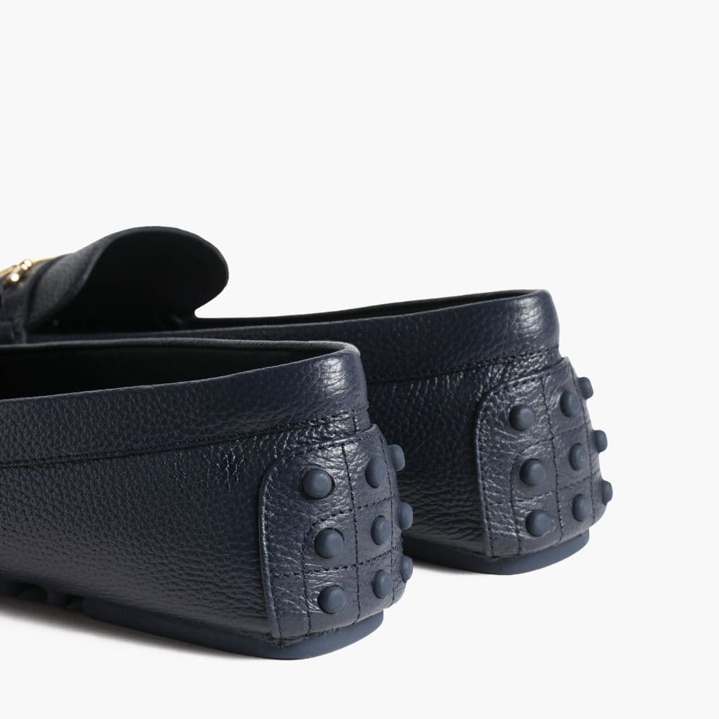 Driving Loafer | Navy & Gold, view 6