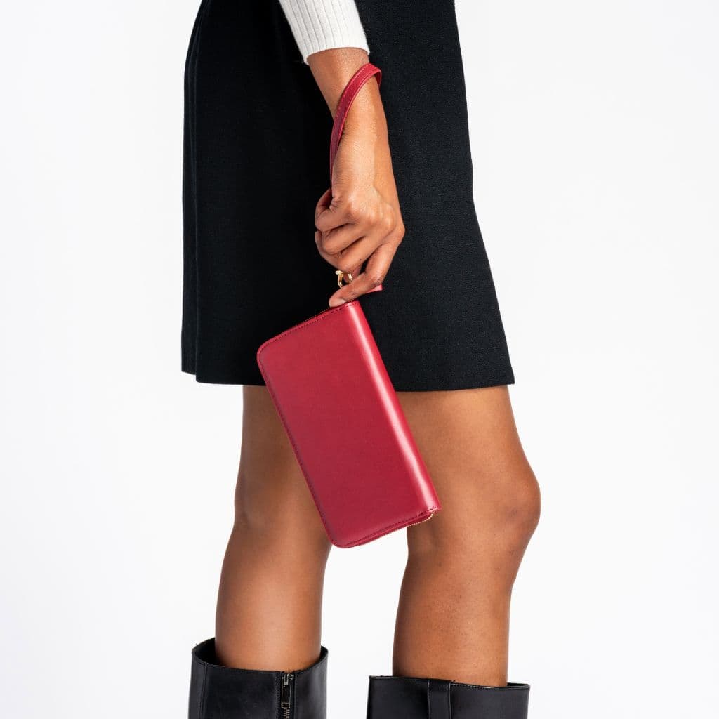 Wallet Wristlet | Red, view 6