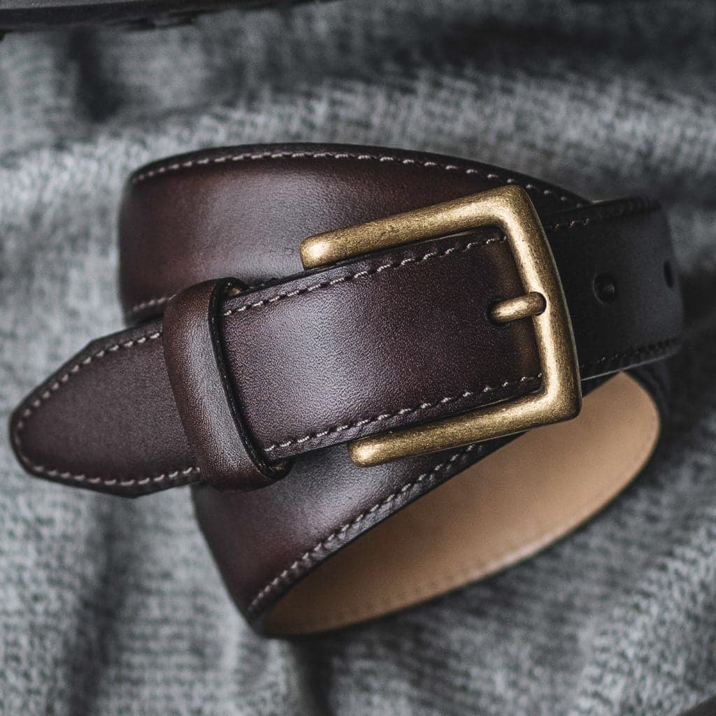Women's Classic Leather Belt | Brown, view 7