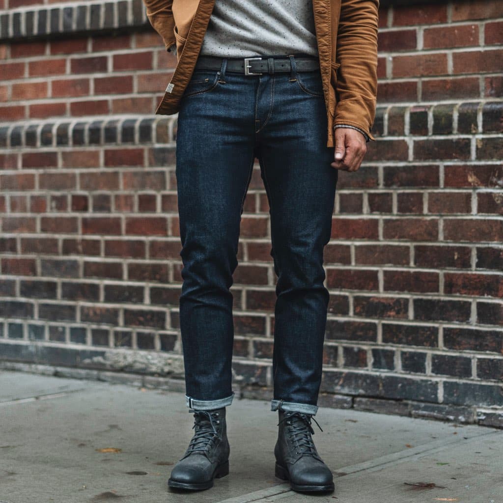 Men's Classic Leather Belt | Shadow Grey, view 5