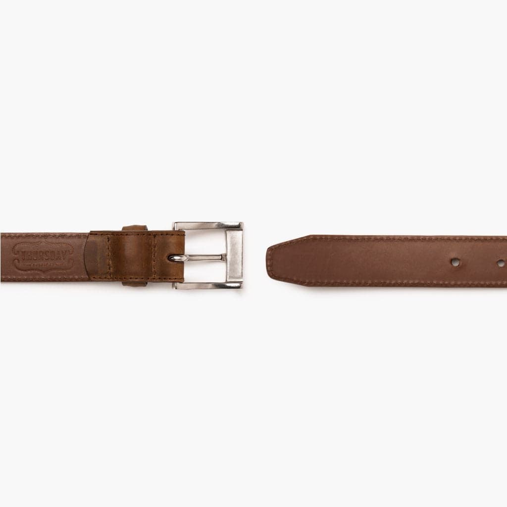 Men's Classic Leather Belt | Burnt Copper, view 3