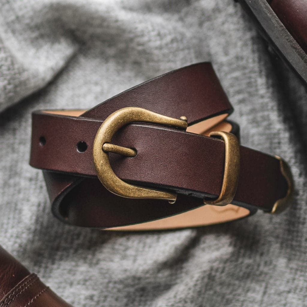 Women's Western Leather Belt | Brown, view 6