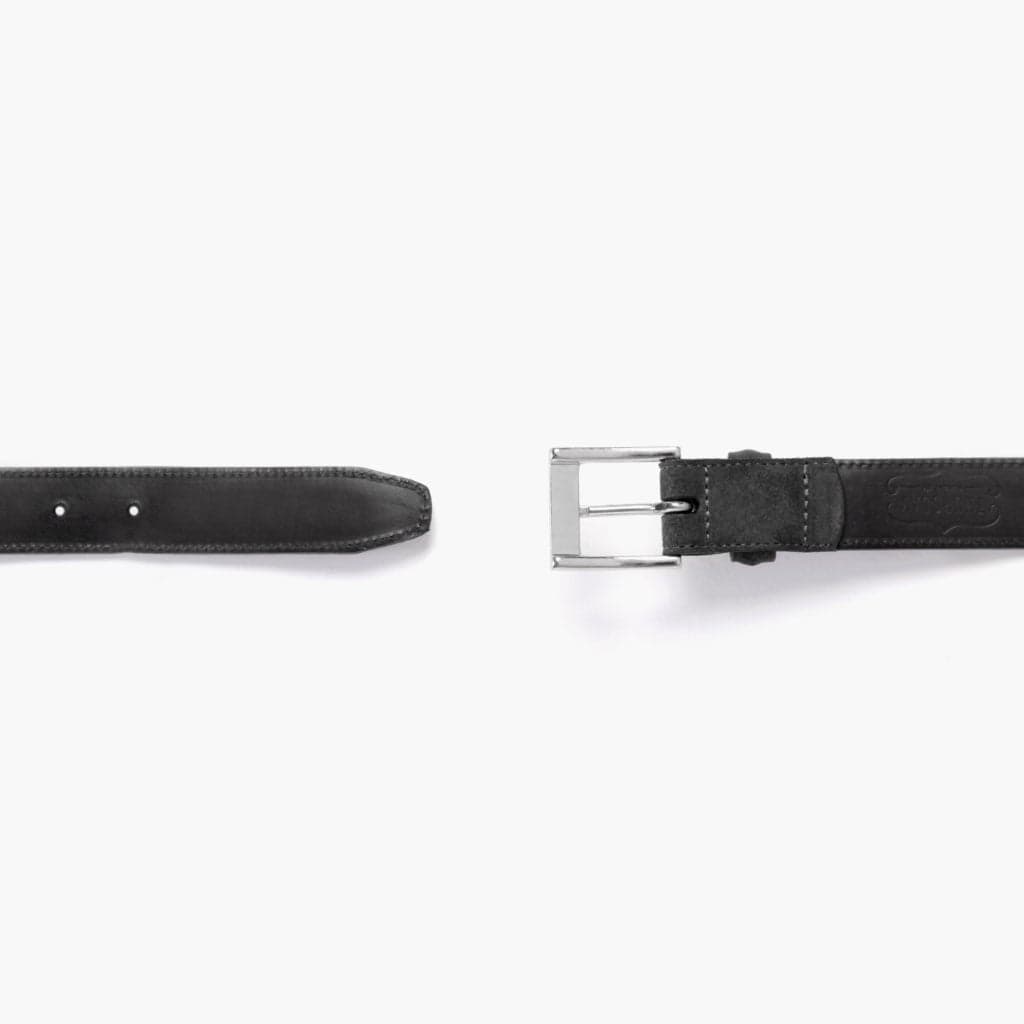 Men's Classic Leather Belt | Shadow Grey, view 3
