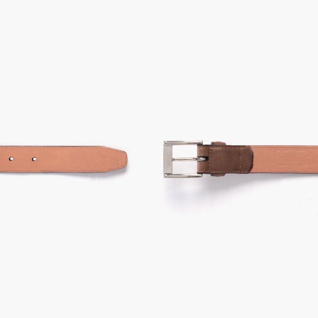 Men's Classic Leather Belt | Walnut, view 3