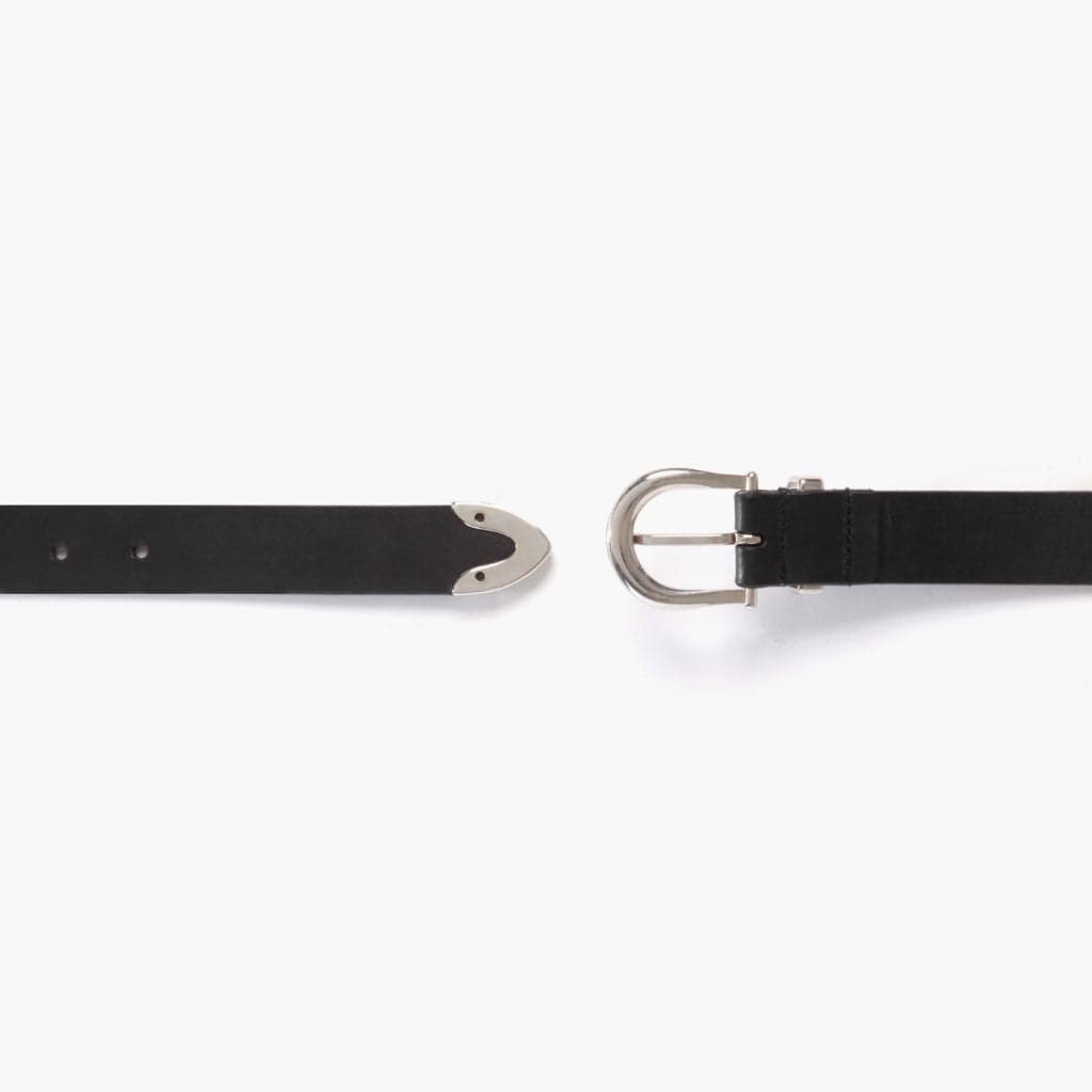Women's Western Leather Belt | Black, view 3